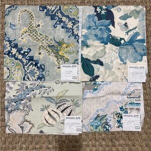 Pindler Decorative Fabric Set - Blue and Green